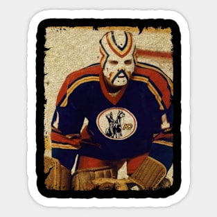 Denis Herron, 1976 in Kansas City Scouts (86 GP) Sticker